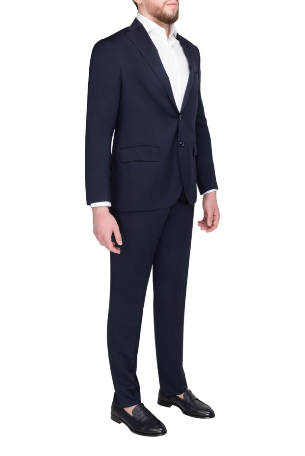 Sartoria Latorre business suit, wool, dark blue, two-button 175548 - photo 3
