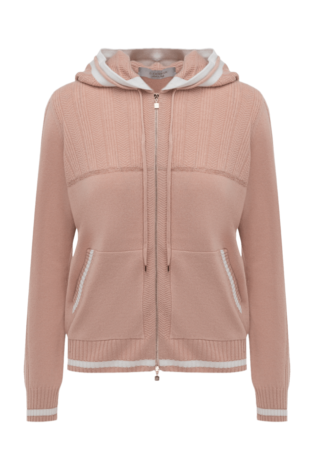 D.Exterior pink knitted sports cardigan women's 175560 - photo 1