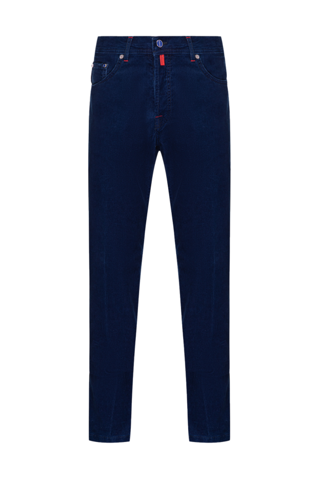 Kiton синие хлопковые джинсы с красными декоративными элементами
175582 - фото 1