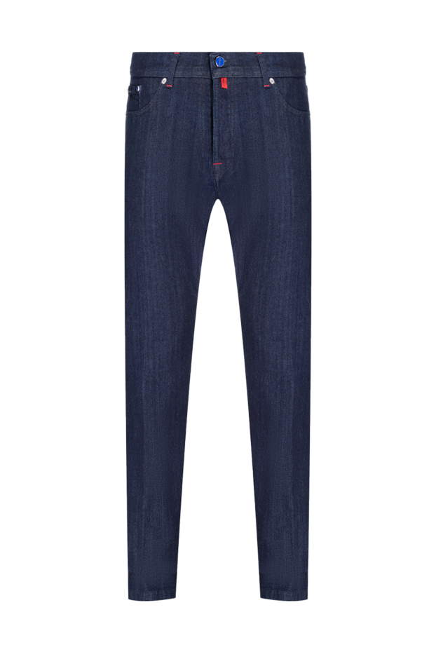 Kiton темно-синие джинсы хлопковые с красной фурнитурой
175584 - фото 1
