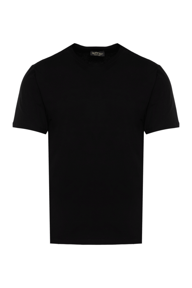 Cesare di Napoli basic cotton t-shirt in black with a round neck
175619 - photo 1