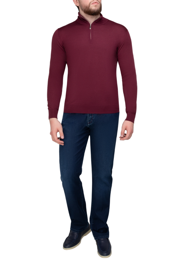 Stefano Ricci knitted trouser with a short zipper made of cashmere and silk 175670 - photo 2
