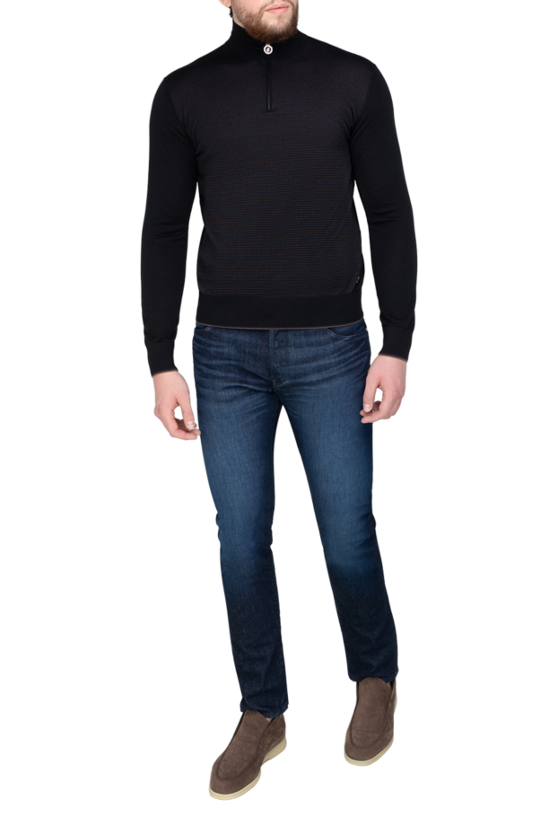 Stefano Ricci a troyer made of fine knitwear with a stand-up collar and a laconic design 175676 - photo 2