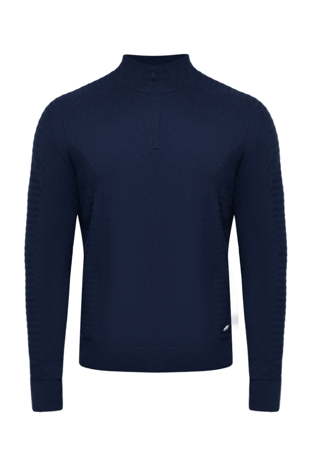 Stefano Ricci troyer made of soft knitwear in a dark blue shade with embossed inserts
175681 - photo 1