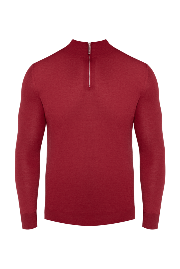 Stefano Ricci men's cashmere and silk troyer, smooth red, with zip 175685 - photo 1