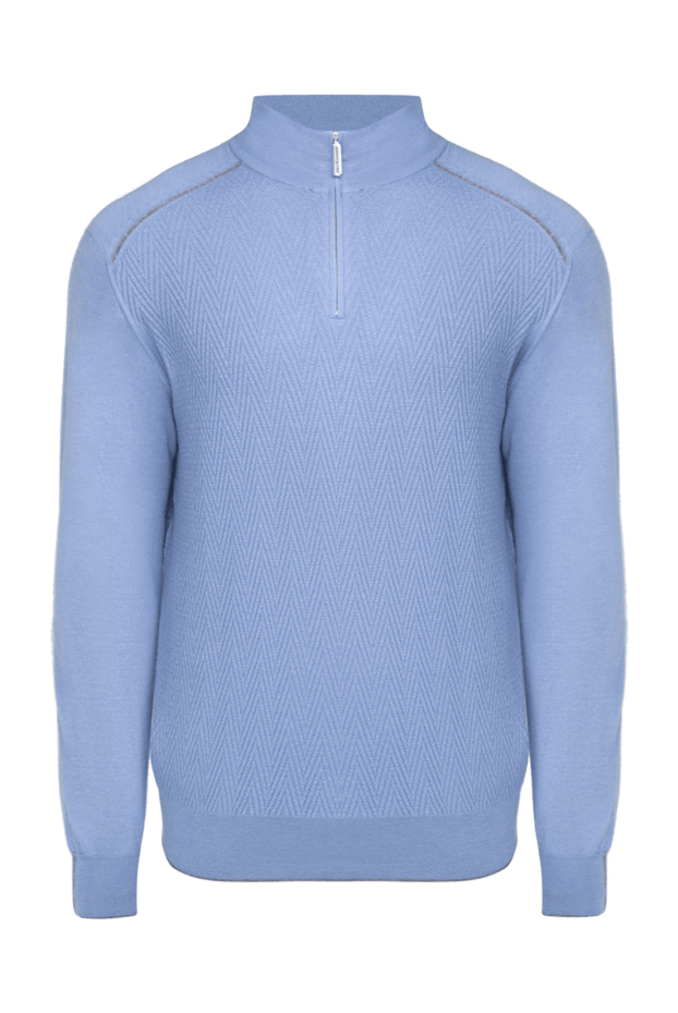 Stefano Ricci troyer half-zip in fine wool with a herringbone pattern
175689 - photo 1