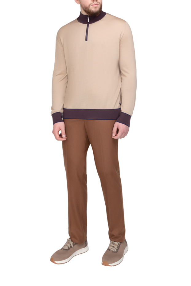 Stefano Ricci  cashmere tee for men beige 175698 - photo 2