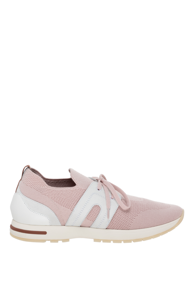 Loro Piana pink wool sneakers for women 175763 - photo 1
