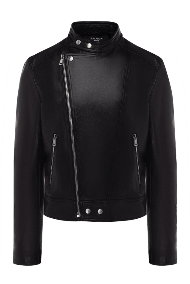 Balmain куртка косуха мужская из натуральной кожи с асимметричной молнией
175778 - фото 1