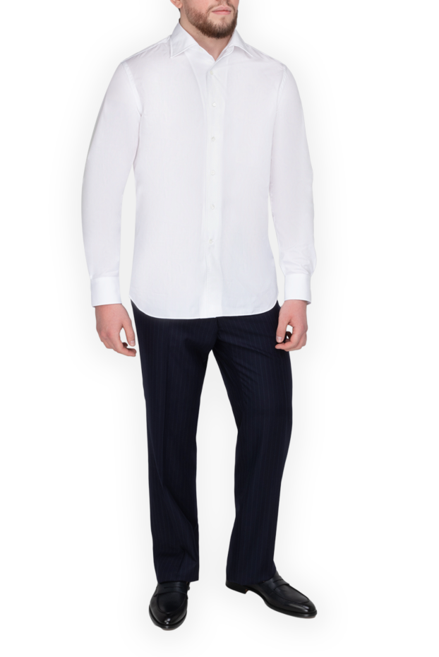 Alessandro Gherardi white cotton classic shirt for a suit 175841 - photo 2
