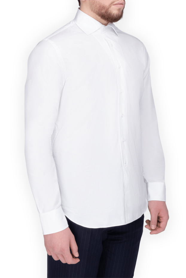 Alessandro Gherardi white cotton classic shirt for a suit 175841 - photo 3