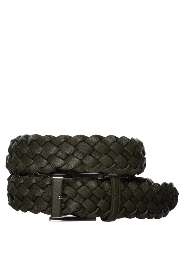 Cesare di Napoli a braided belt made of soft, deep green leather.
175855 - photo 1