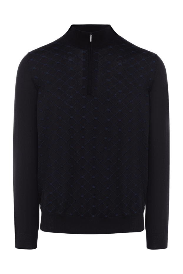 Cesare di Napoli black cashmere and silk trench coat for men 175938 - photo 1