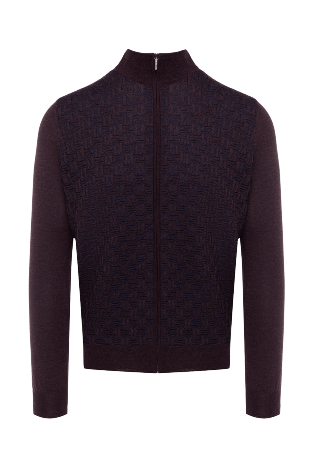 Cesare di Napoli premium men's cashmere and silk cardigan with a textured pattern
175944 - photo 1