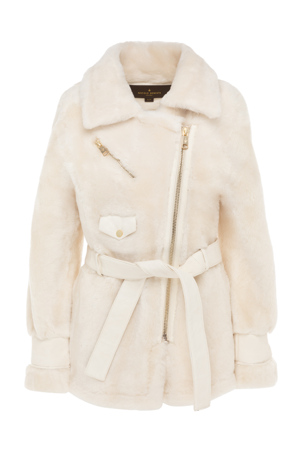 Nicole Benisti women's white fur jacket 175956 - photo 1