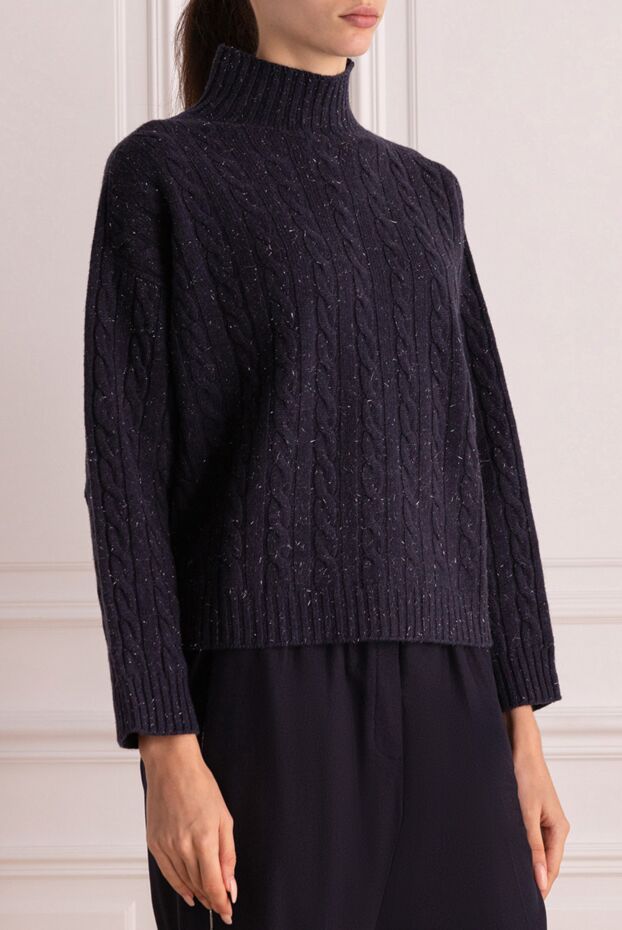 Peserico cozy wool jumper for women in a braid with a straight silhouette
175963 - photo 3