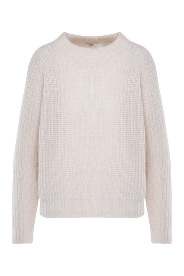 Peserico beige sweater with raglan sleeves and a round neckline women's 175966 - photo 1