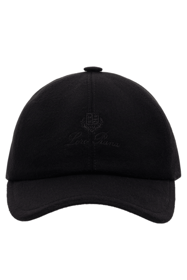Loro Piana men's soft cashmere baseball cap in black
176010 - photo 1