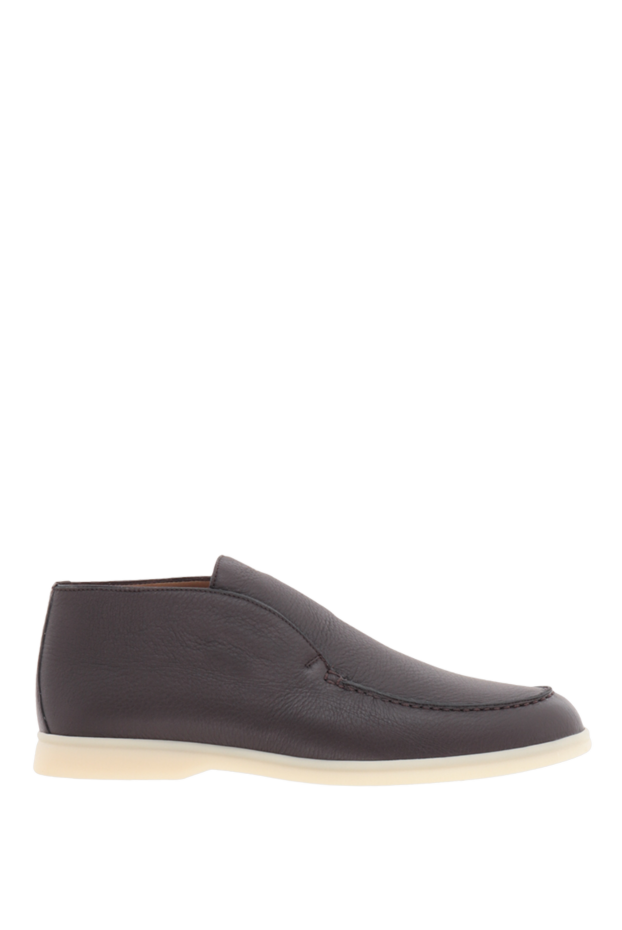 Loro Piana қою-қоңыр шынайы былғарыдан жасалған шөл етік
176017 - фото 1