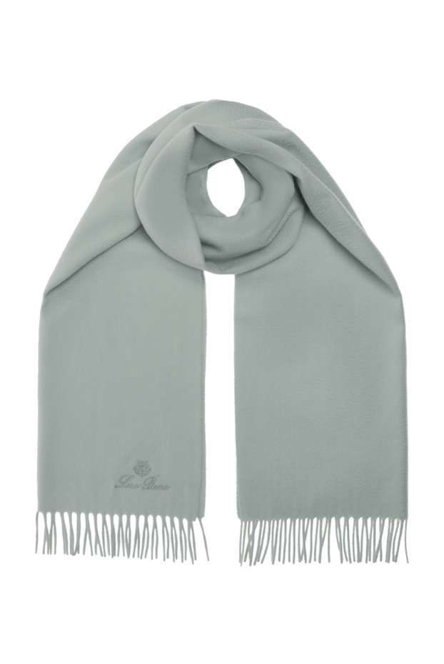 Loro Piana шарф из кашемира зеленый женский 176140 - фото 1