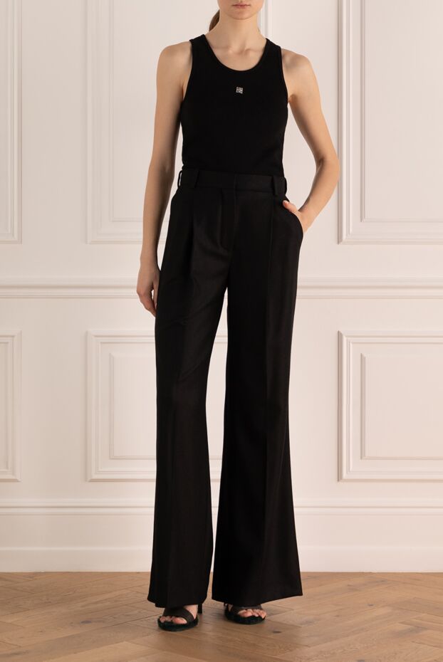 Loro Piana black cashmere pants for women 176164 - photo 2