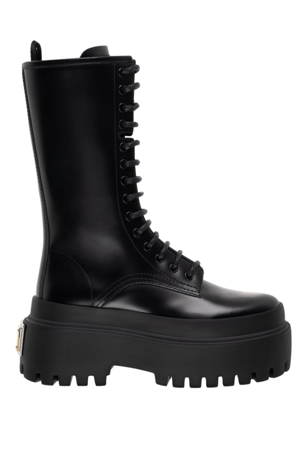 Dolce & Gabbana boots-martins from polished calfskin 176263 - photo 1