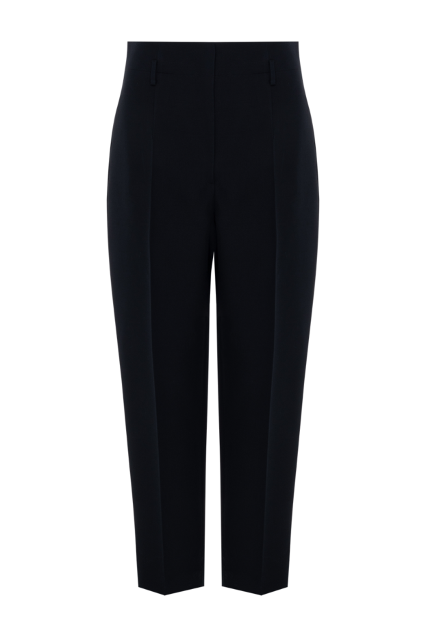 Dior women's black wool and silk pants 176346 - photo 1