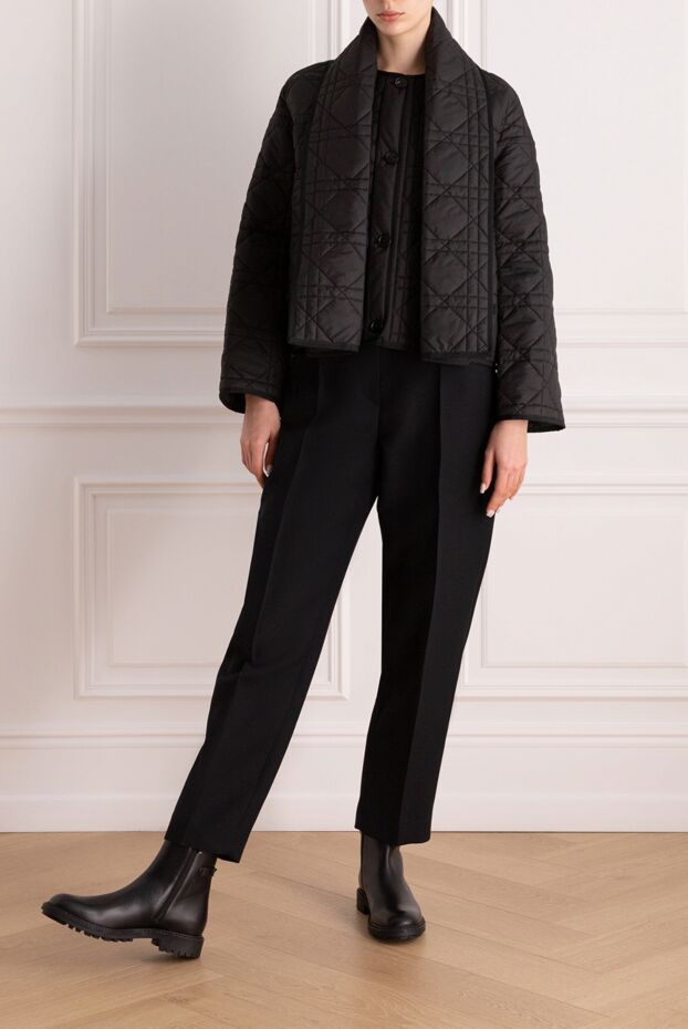 Dior black polyester jacket for women 176350 - photo 2