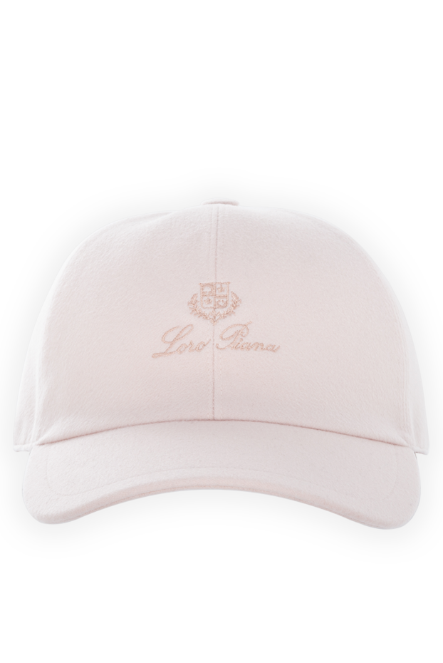 Loro Piana кепка из кашемира мужская розовая 176410 - фото 1