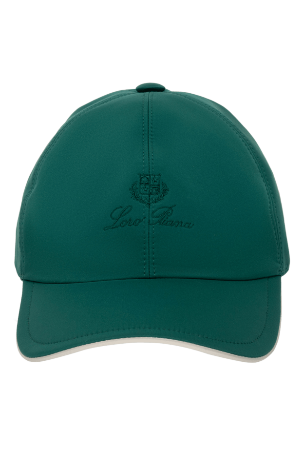 Loro Piana кепка из полиэстера мужская зеленая 176413 - фото 1