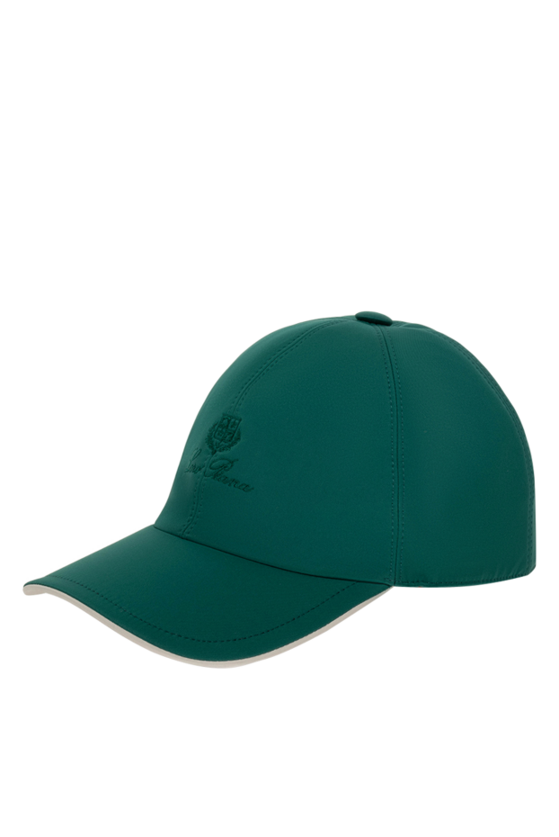 Loro Piana кепка из полиэстера мужская зеленая 176413 - фото 3