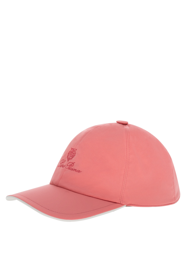 Loro Piana кепка из полиэстера мужская розовая 176414 - фото 3