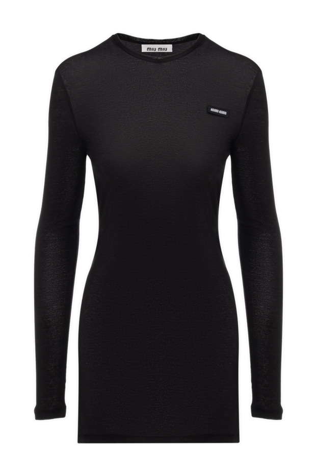 Miu Miu black cotton knitted dress 176442 - photo 1
