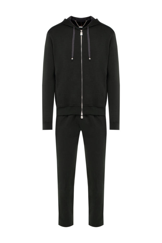 Billionaire men's green suit with a hoodie and trousers made of soft knitwear
176467 - photo 1