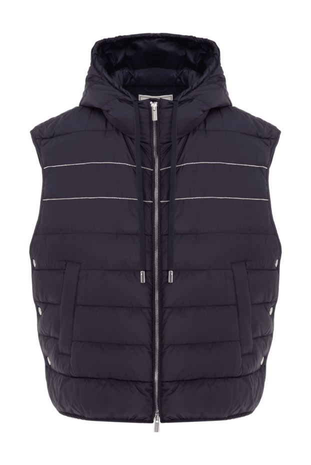 Peserico women's polyester vest blue 176617 - photo 1