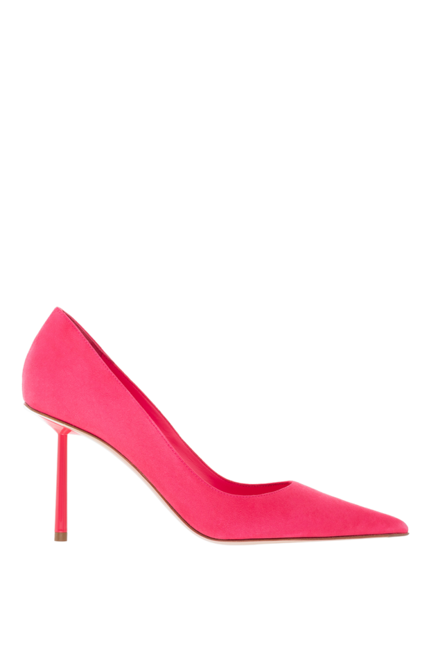 Le Silla women's pink suede heels with heels 176736 - photo 1