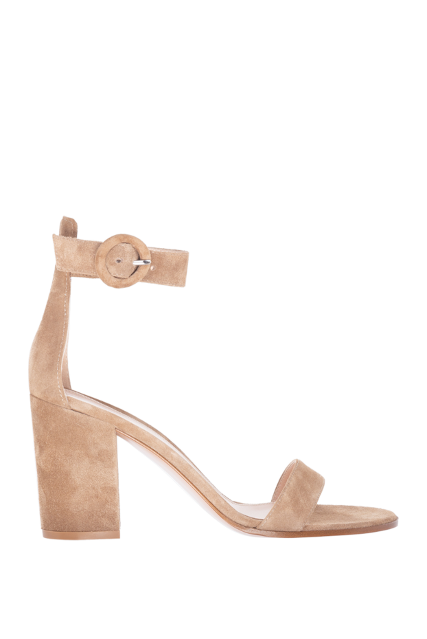 Gianvito Rossi beige suede sandals for women 176876 - photo 1