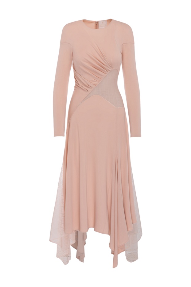 Givenchy платье из вискозы с асимметричным подолом и драпировкой на лифе
177010 - фото 1