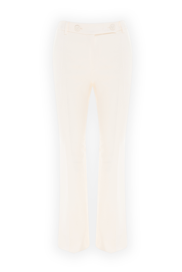 Valentino beige wool and silk pants for women 177025 - photo 1