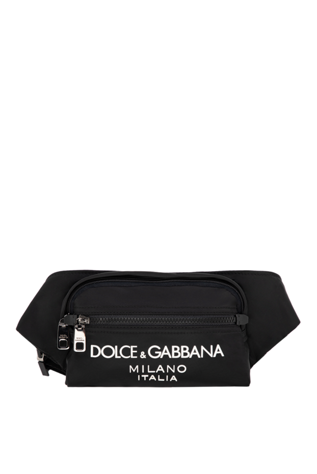 Dolce & Gabbana ерлерге арналған қара белдік сөмке 177112 - фото 1