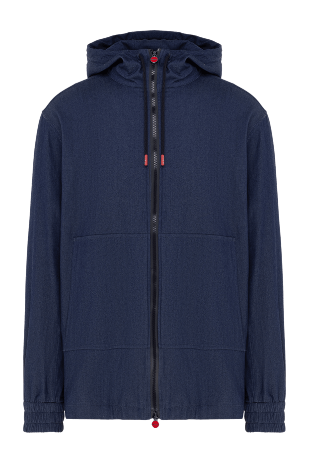 Kiton легкая хлопковая куртка с капюшоном и крупными накладными карманами
177174 - фото 1
