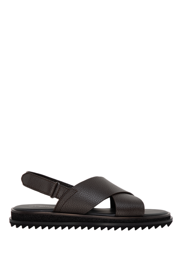Barrett flip flops made of genuine leather brown for men 177179 - photo 1