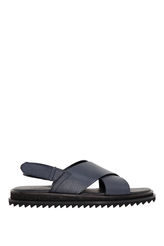Barrett flip flops made of genuine leather blue for men 177181 - photo 1