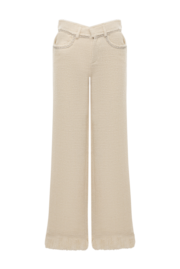 Giuseppe Di Morabito knitted pants for women beige 177292 - photo 1