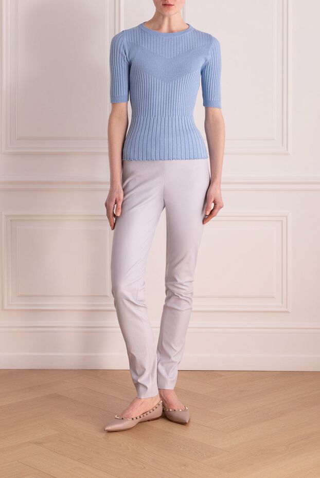 Max&Moi women's pastel skinny leather leggings
 177309 - photo 2