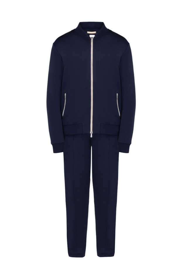 Eleventy men's walking suit made of cotton and polyamide blue 177509 - photo 1