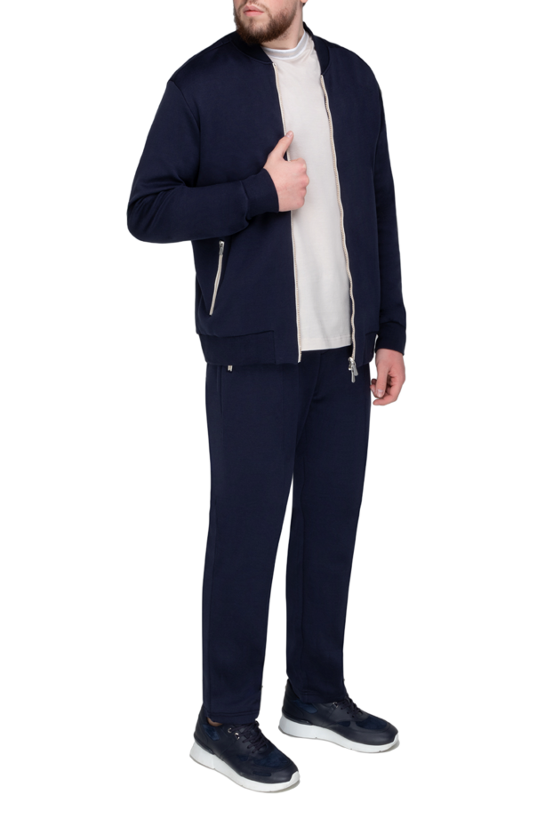 Eleventy men's walking suit made of cotton and polyamide blue 177509 - photo 2