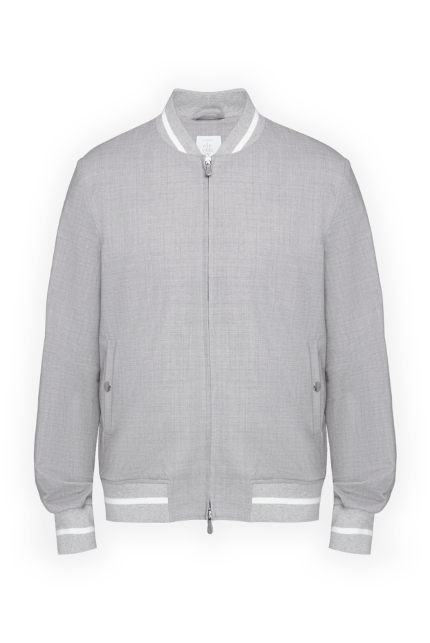 Eleventy jacket made of wool and elastic for men gray 177511 - photo 1