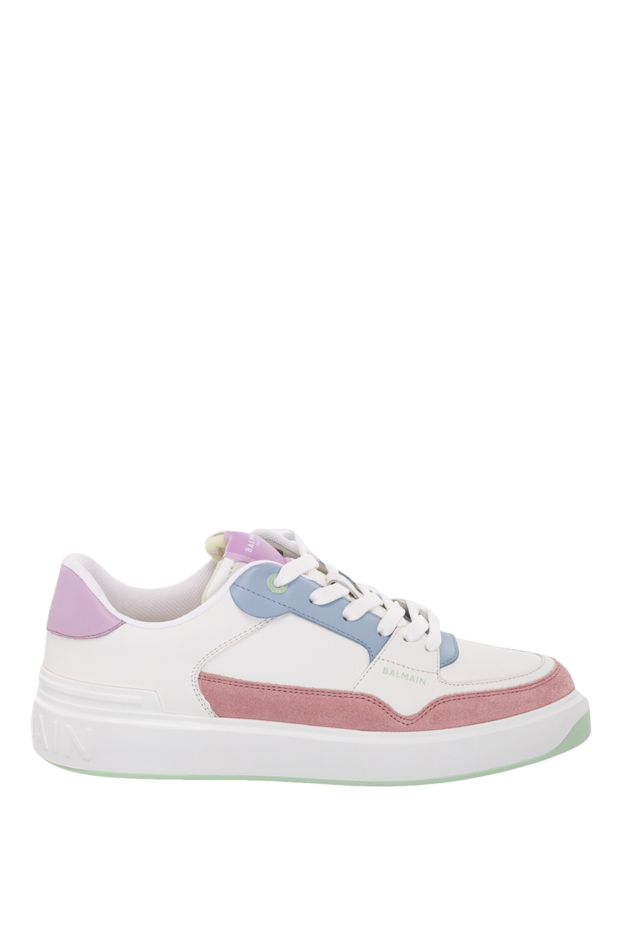 Balmain women's white leather snickers 177557 - photo 1