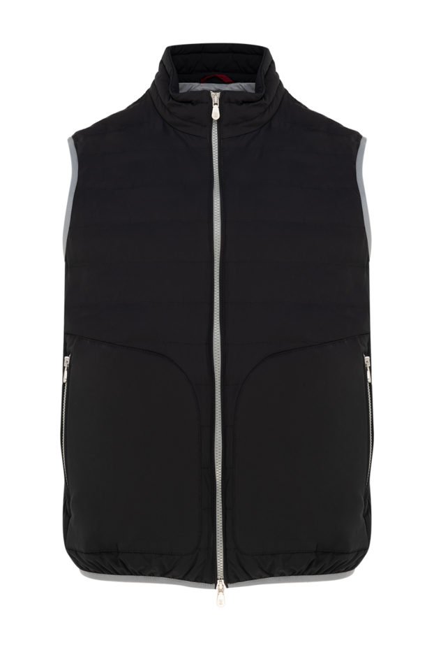 Brunello Cucinelli men's polyester and elastane vest black 177660 - photo 1